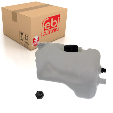 Coolant Expansion Tank Inc Lids & Sensor Fits Renault MAGNUM E-TECHMa Febi 40191