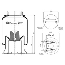 Load image into Gallery viewer, Air Spring Inc Steel Piston Fits Fruehauf Crane OE UJB0203001 Febi 40335