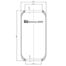 Load image into Gallery viewer, Front Air Spring No Piston Fits Volvo B11 R G3 B12 M B13 B5 RH B6 B7 Febi 40400