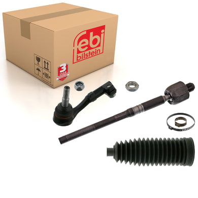 Front Left Tie Rod Inc Tie Rod End Boot & Additional Parts Fits BMW 1 Febi 40515