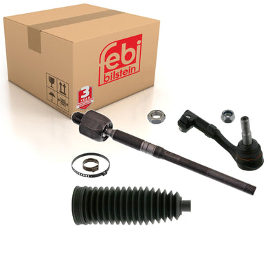 Front Right Tie Rod Inc Tie Rod End & Lock Nut Fits BMW 1 Series E81 Febi 40516