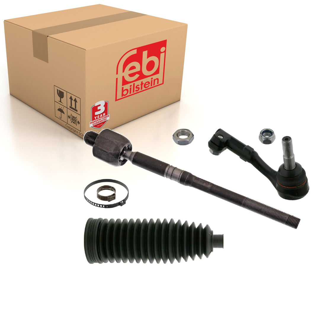 Front Right Tie Rod Inc Tie Rod End & Lock Nut Fits BMW 1 Series E81 Febi 40516