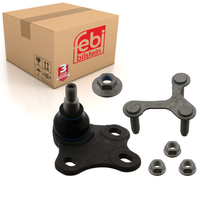 Front Left Lower Ball Joint Inc Lock Nuts & Locking Plate Fits Audi T Febi 40536