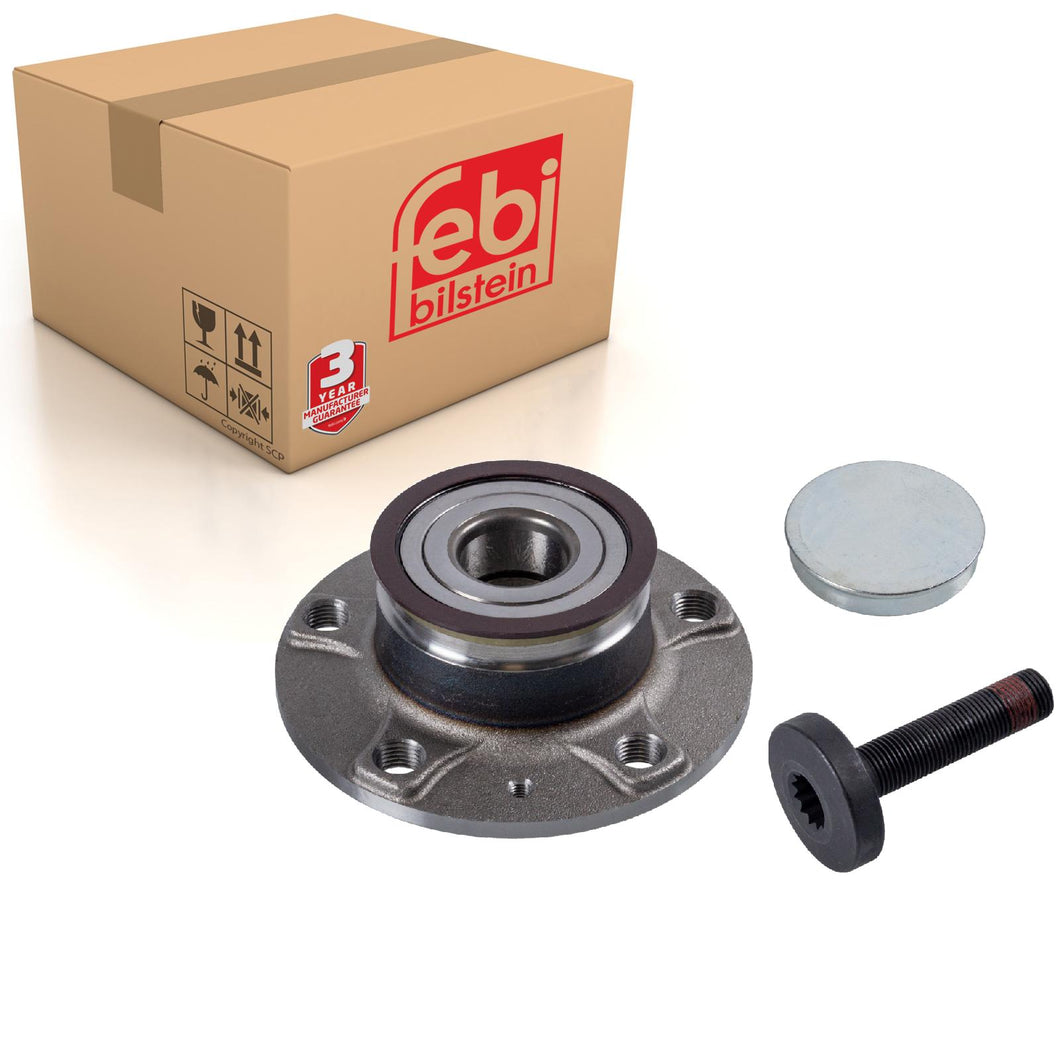 Golf Rear Wheel Bearing Hub Kit Fits Volkswagen 8V0 598 611 A SK1 Febi 40659