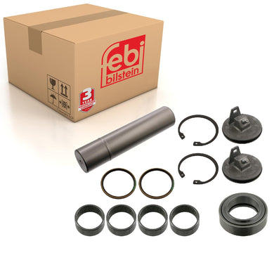 Left King Pin Set Inc Friction Bearing Steering Arm Side Fits Mercede Febi 40805