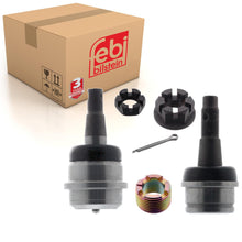 Load image into Gallery viewer, Front Ball Joint Kit Inc Threaded Sleeve Castle Nuts &amp; Cotter Pins Fi Febi 41047