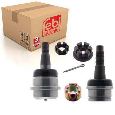 Front Ball Joint Kit Inc Threaded Sleeve Castle Nuts & Cotter Pins Fi Febi 41047