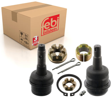 Front Ball Joint Kit Inc Threaded Sleeve Castle Nuts & Cotter Pins Fi Febi 41057