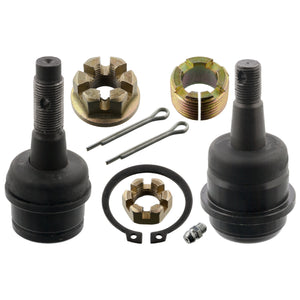 Front Ball Joint Kit Inc Threaded Sleeve Castle Nuts & Cotter Pins Fi Febi 41057