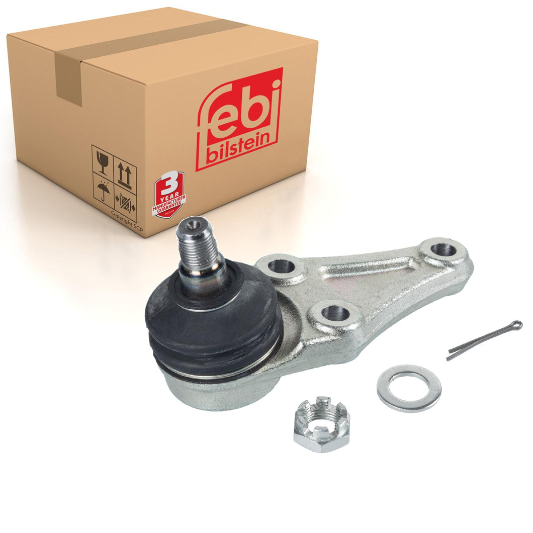 Front Lower Ball Joint Inc Castle Nut & Cotter Pin Fits Mitsubishi Ch Febi 41251
