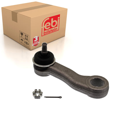 Front Pitman Arm Inc Castle Nut & Cotter Pin Fits Mitsubishi Forte L Febi 41289