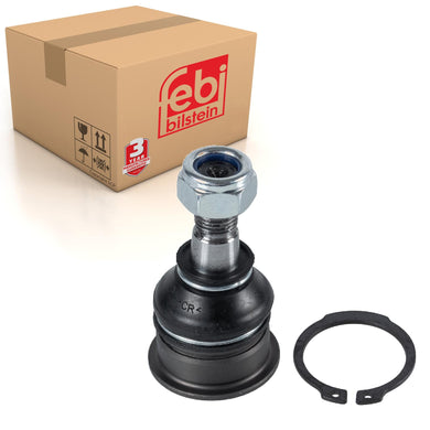 Front Lower Ball Joint Inc Castle Nut Cotter Pin & Circlip Fits Nissa Febi 42636