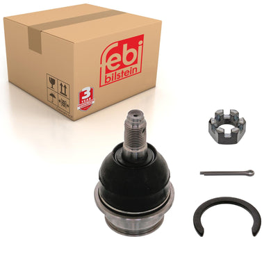 Front Lower Ball Joint Inc Castle Nut Cotter Pin & Circlip Fits Toyot Febi 43029