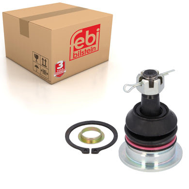 Front Upper Ball Joint Inc Castle Nut Cotter Pin & Circlip Fits Toyot Febi 43066
