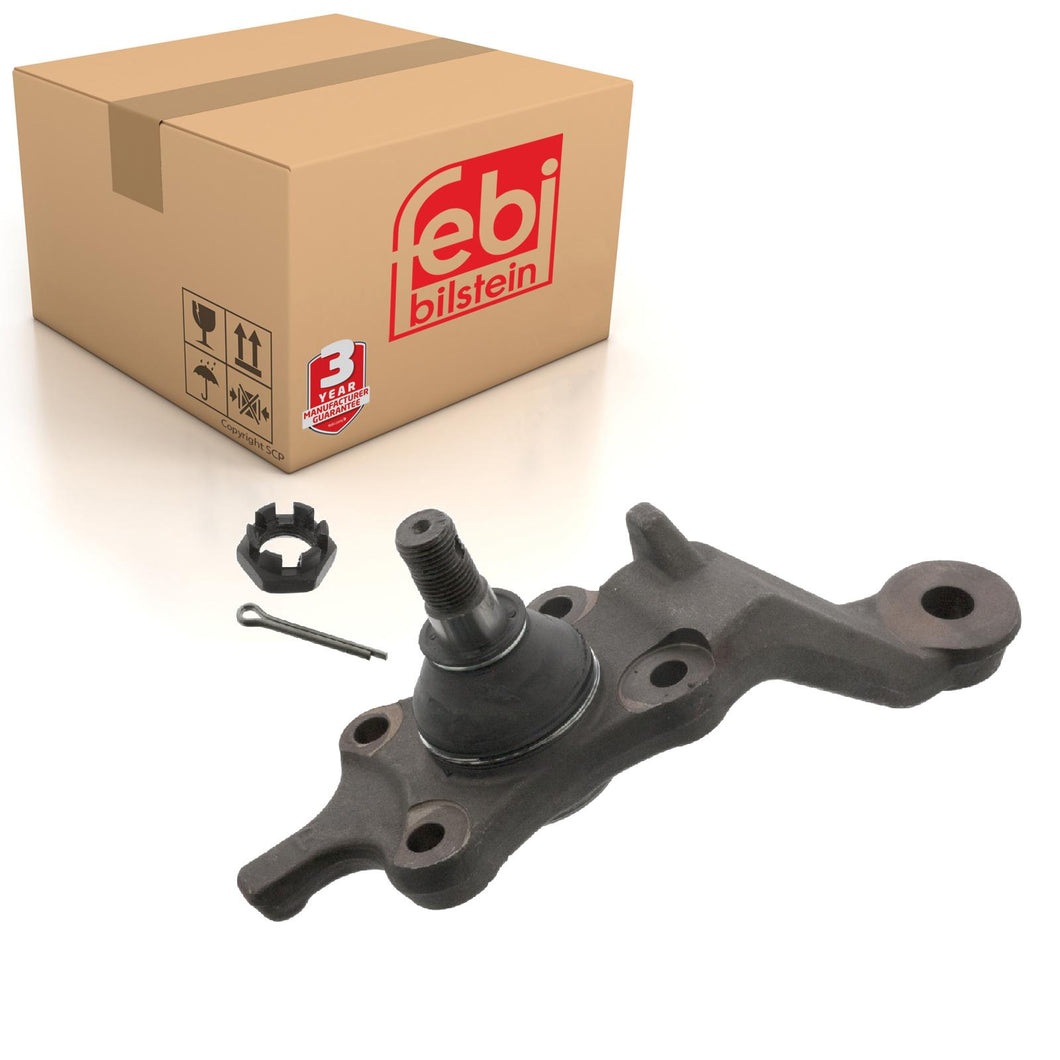 Front Right Lower Ball Joint Inc Castle Nut & Cotter Pin Fits Toyota Febi 43096