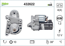 Load image into Gallery viewer, Starter Motor Fits Renault Clio Espace Express Extra Kangoo Laguna Valeo 432622
