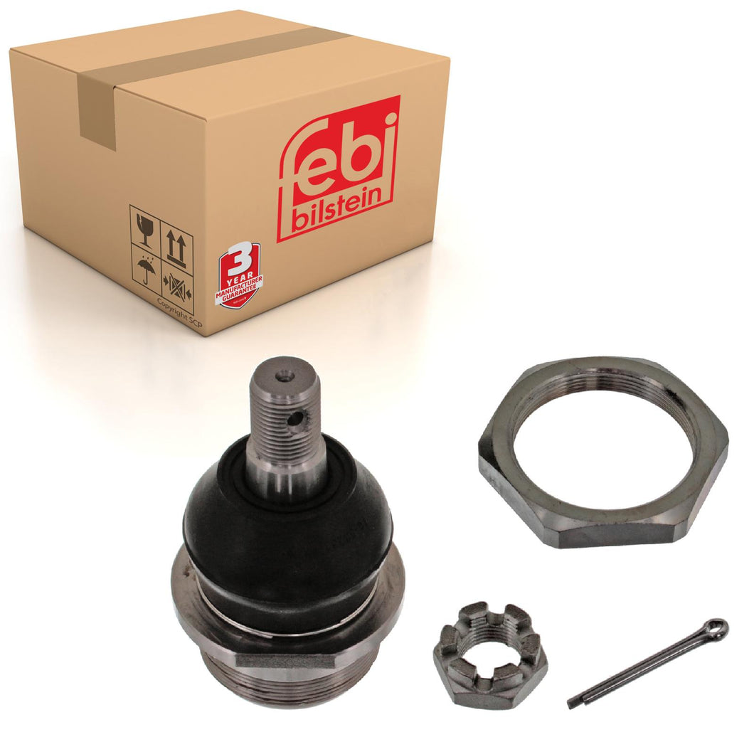 Front Upper Ball Joint Inc Castle Nut & Cotter Pin Fits Isuzu Truck N Febi 43332
