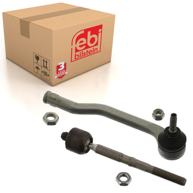 Front Right Tie Rod Inc Tie Rod End Nut & Lock Nut Fits Renault Duste Febi 43462