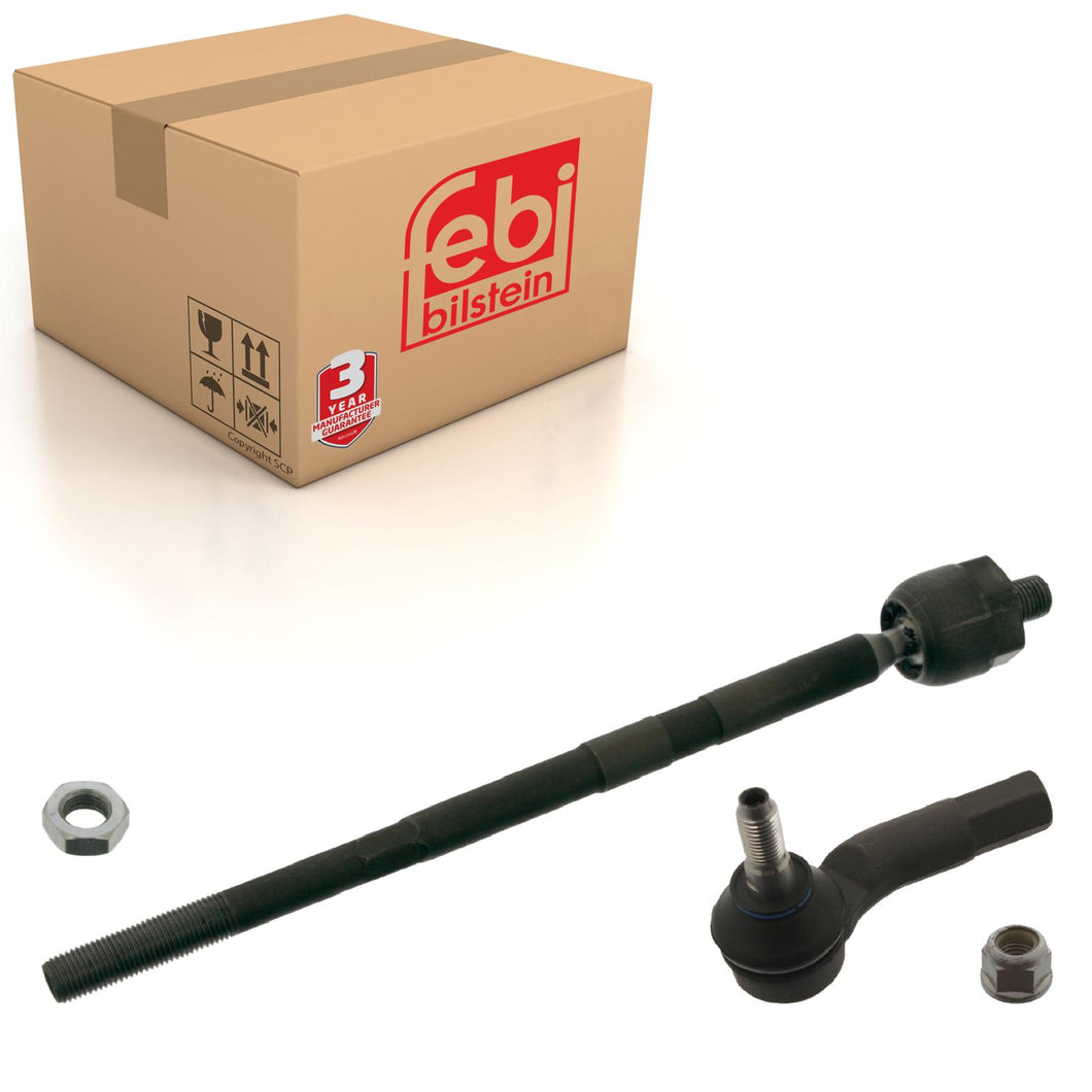 Front Left Tie Rod Inc Tie Rod End Nut & Lock Nut Fits Volkswagen Cro Febi 43465