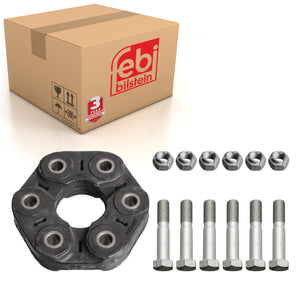 Front Propshaft Flexible Coupling Kit Fits BMW 1 Series E81 E82 E87 L Febi 43466