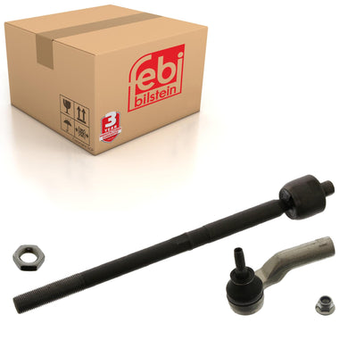 Front Left Tie Rod Inc Tie Rod End Nut & Lock Nut Fits Ford C-MAX Foc Febi 43525