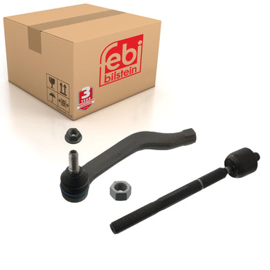 Front Left Tie Rod Inc Tie Rod End Nut & Lock Nut Fits Vauxhall Movan Febi 43687