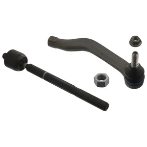 Front Right Tie Rod Inc Tie Rod End Nut & Lock Nut Fits Vauxhall Mova Febi 43688