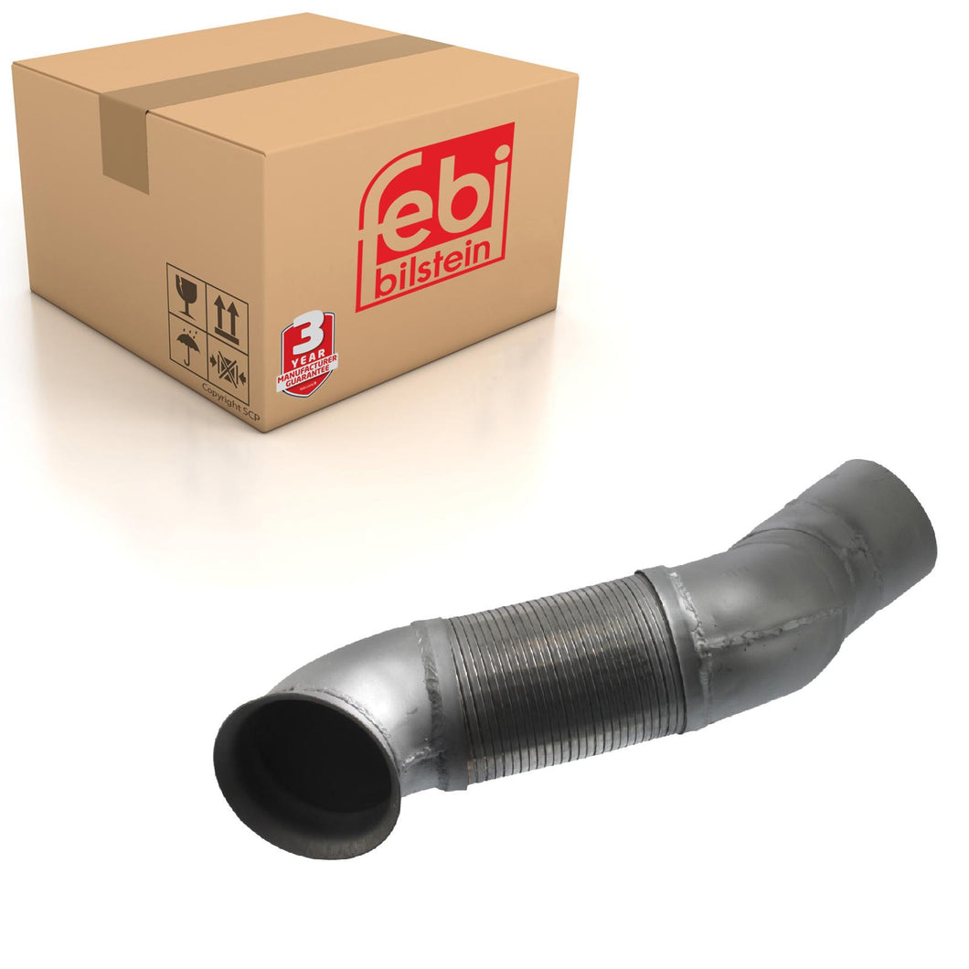 Exhaust Pipe Flexible Metal Hose Fits Mercedes Benz Actros IIIActros Febi 43715