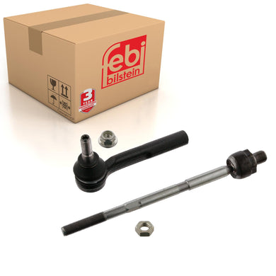 Front Left Tie Rod Inc Tie Rod End & Lock Nut Fits Vauxhall Astra Zaf Febi 43727