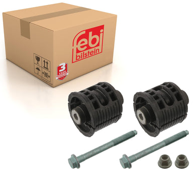 Rear Axle Beam Mounting Kit Inc Bolts & Nuts Fits Volkswagen Polo 5 S Febi 43744