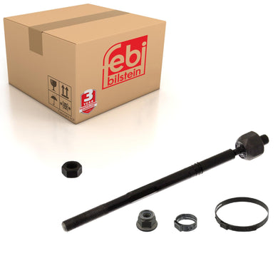 Front Inner Tie Rod Inc Counter Nut Lock Nut & Clamping Clips Fits Va Febi 43794