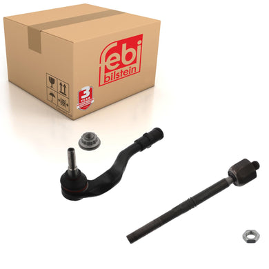 Front Left Tie Rod Inc Tie Rod End Nut & Lock Nut Fits Audi A5 A6 qua Febi 43795