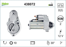 Load image into Gallery viewer, Starter Motor Fits Audi 80 90 A4 A6 Cabriolet Skoda Superb Volkswag Valeo 438072
