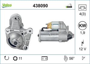 Starter Motor Fits Mitsubishi Carisma Space Star Nissan Interstar P Valeo 438090