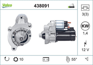 Starter Motor Fits Citroen Berlingo C15 C4 C4 Picasso C5 C8 Dispatc Valeo 438091