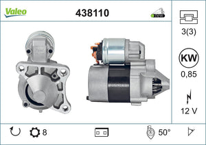 Starter Motor Fits Nissan Kubistar Renault Clio Kangoo Laguna Megan Valeo 438110