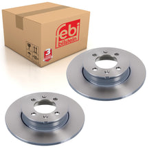 Load image into Gallery viewer, Pair of Rear Brake Disc Fits ROVER OE SDB100461 Febi 43811