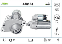 Load image into Gallery viewer, Starter Motor Fits Citroen Berlingo C-Elysee C1 C2 C3 C3 Picasso C3 Valeo 438133