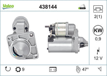 Load image into Gallery viewer, Starter Motor Fits Abarth 500 124 Spider Grande Punto Alfa Romeo Gi Valeo 438144