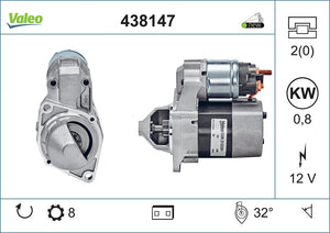 Starter Motor Fits Mercedes Class A Vaneo OE 1661510001 Valeo 438147
