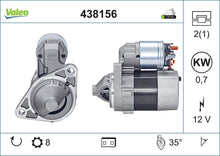 Load image into Gallery viewer, Starter Motor Fits Nissan Micra Note Subaru L Serie OE 23300AX00A Valeo 438156