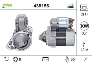 Starter Motor Fits Nissan Micra Note Subaru L Serie OE 23300AX00A Valeo 438156