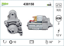 Load image into Gallery viewer, Starter Motor Fits Nissan Interstar Kubistar Primastar Opel Movano Valeo 438158