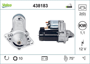 Starter Motor Fits Buick Encore Excelle Chevrolet Aveo Cruze Kalos Valeo 438183