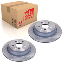 Load image into Gallery viewer, Pair of Rear Brake Disc Fits Land Rover Freelander II OE LR039935 Febi 43819