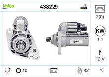 Load image into Gallery viewer, Starter Motor Fits Audi A3 Seat Altea Leon Skoda Octavia Yeti Volks Valeo 438229
