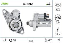 Load image into Gallery viewer, Starter Motor Fits Audi A2 Seat Cordoba Ibiza Skoda Fabia Volkswage Valeo 438261