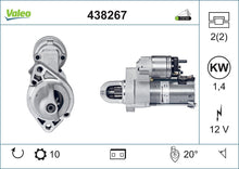 Load image into Gallery viewer, Starter Motor Fits Mercedes Class C Class Cls Class E Class Glk Cla Valeo 438267