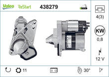 Load image into Gallery viewer, Starter Motor Fits Dacia Dokker Duster Lodgy Logan Sandero Renault Valeo 438279