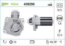 Load image into Gallery viewer, Starter Motor Fits Citroen Berlingo C3 C3 Aircross C4 C4 Cactus C4 Valeo 438296